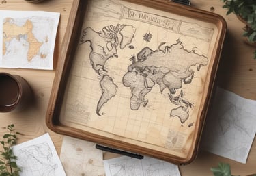 the word travel guide spelled with scrabble tiles