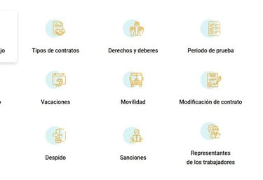 Consultas sobre materias laborales