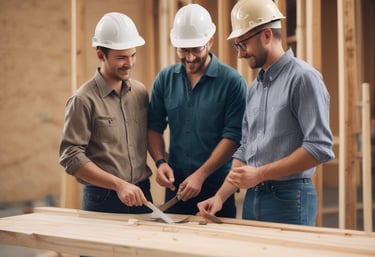 a man riding a skateboard down a street next to tall buildings