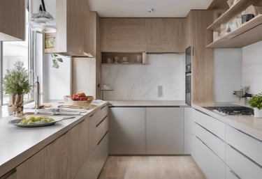 white wooden cabinet near window