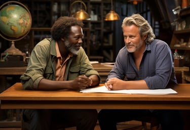 dois-homens-conversando-demonstrando-confiança-aprendizado-cumplicidade-ambiente-colaborativo
