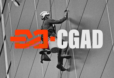 cgad branding logo cordiste Lille