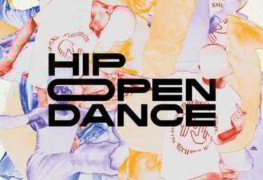 hip open dance 2025 flow lille direction artistique graphisme