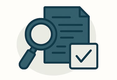 Logo audit et commissariat aux comptes - InFine Expert comptable Marseille