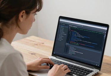 Engineer analyzing logs on multiple screens to resolve a Kafka production failure.