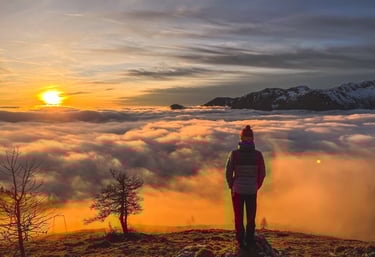 Stunning views on Velika Planina