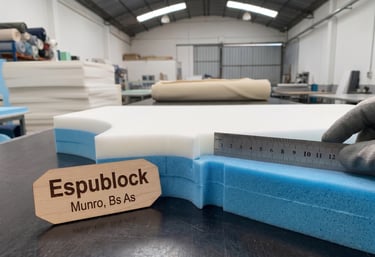 Espublock cortes de goma espuma a medida