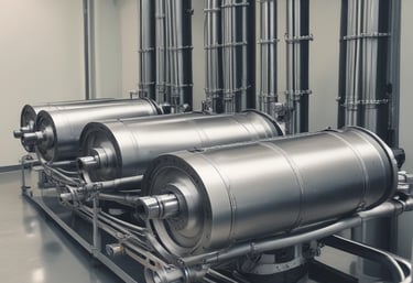 A modern industrial ultrasound equipment setup.