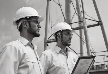 A professional conducting an industrial ultrasound inspection.