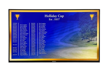 Digital Honours Board