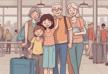 a man riding a skateboard down a street next to tall buildings