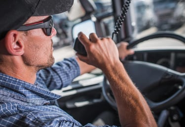 Logistics and transportation teams using OSNET MCPTT for nationwide fleet connectivity