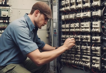 a man riding a skateboard down the side of a ramp