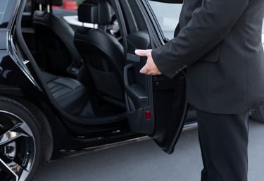 Chauffeur-driven luxury SUV