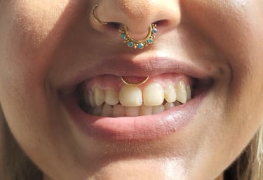 piercing tour de bouche piercing septum smiley pau