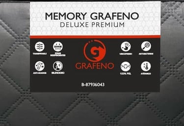 Colchón Viscoelástico con Dispositivo de Descanso MEMORY GRAFENO ANDULATIONS