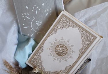 Produits AnNour Coran carnet de notes et stylo argenté
