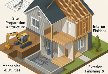 General contracting services for residential construction and renovations