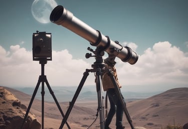 An outdoor event setup with rows of white and black chairs arranged in front of a stage. A large sign on the stage reads 'Festival of creative industries' with a date '09.09'. The venue is surrounded by modern architecture with large windows and a brick building visible in the background. Plants and trees add a natural touch to the urban setting.