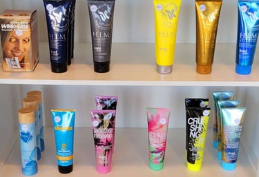 Tanning Lotions, Creams and Accesories