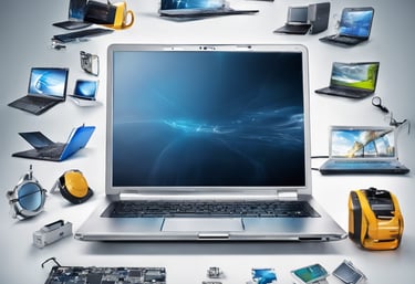 a man working on an apple computer