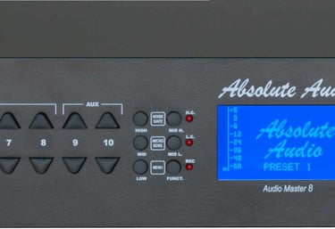 Front picture of absolute audio mixer