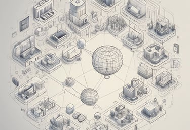 A modern web design showcasing a clean layout.