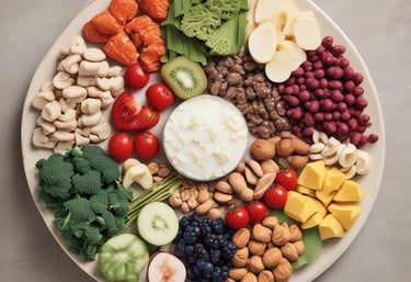 a man riding a skateboard down a street next to tall buildings