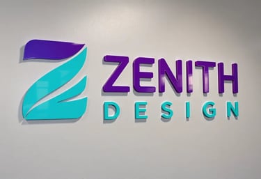Creative custom-designed office wall signage – SignageBoard.ae