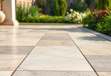 Dettaglio della pavimentazione per esterni a Castellon de la Plana