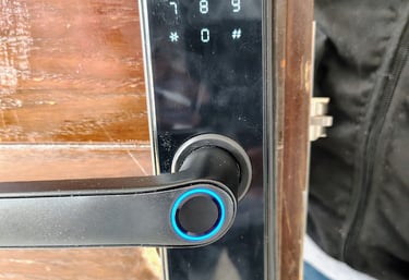 cambio de cerradura mecánica a electrónica 