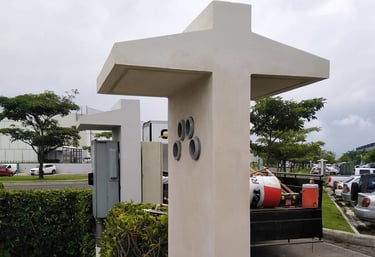 pedestal para ingeniería en electricidad y electrónica industrial
