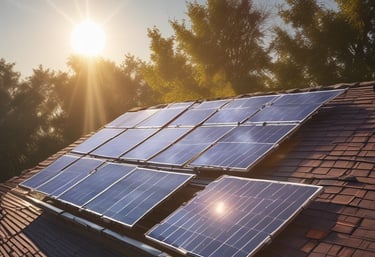 A tall modern building featuring a mix of concrete and red brick with several balconies adorned with green plants. The architecture incorporates geometric patterns and glass elements, creating an eco-friendly and urban aesthetic. Lush greenery cascades from the balconies, adding a natural contrast to the sleek design.