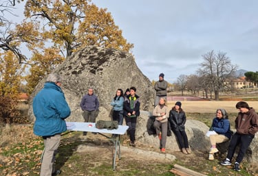 Taller impartido en el campo