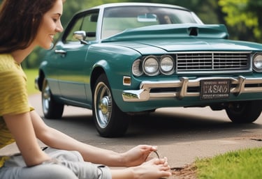 A smartphone with a severely cracked screen displays the word 'INSURANCE' on its screen. The device is black and appears to be placed on a white surface.