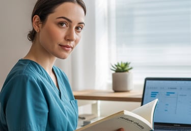 Nurse ensuring proper documentation to avoid losing license