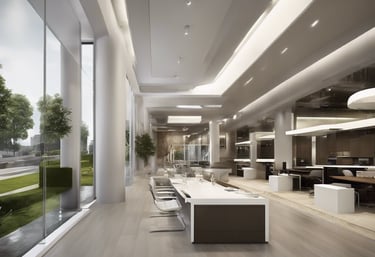 a red car parked in a parking lot