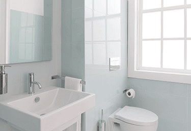 a bathroom with a toilet and a sink