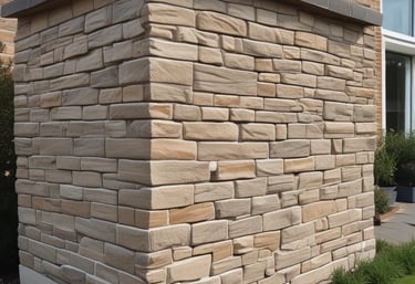 Interior view of a renovated living room with modern finishes and natural light.