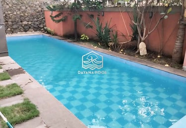 kolam renang overflow yang di buat dayanapool kota bandung