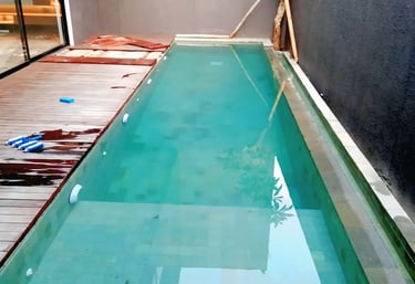 kolam renang mungil cocock untuk lahan terbatas dan ekonomis