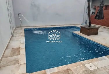 Kolam renang desain elegan di Serang buata dari tim dayanapool