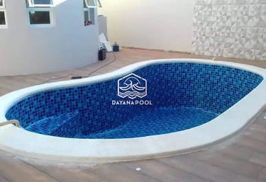 Kolam renang desain elegan di Grobogan buatan dari tim dayanapool