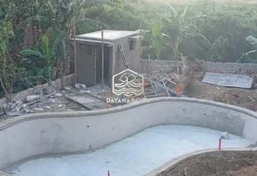 Proses Pembuatan kolam renang di Tegal oleh layanan profesional Dayanapool
