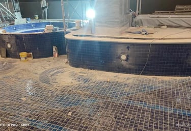 Pembuatan Kolam Renang di Banjar