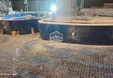 Pembuatan Kolam Renang di Banjar