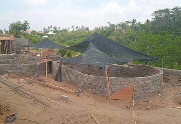 Proses Pembuatan kolam renang di Pangandaran oleh layanan profesional Dayanapool