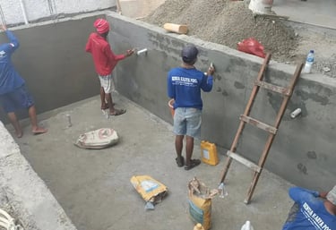 Proses Pembuatan kolam renang di Semarang oleh layanan profesional Dayanapool