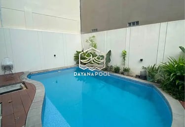 kolam renang indah di villa buatan dayanapool