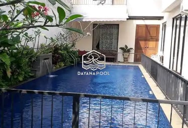 kolam renang mungil cocock untuk lahan terbatas dan ekonomis